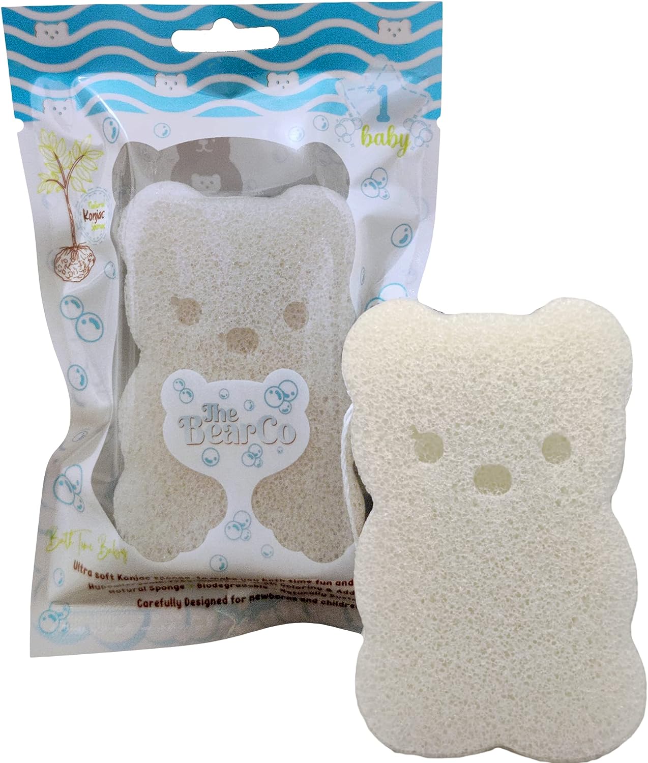 Baby Bear Konjac Sponge
